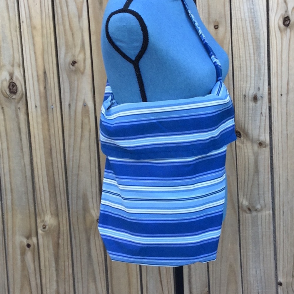 Handmade hobo style stripe with extra inside Beach bags